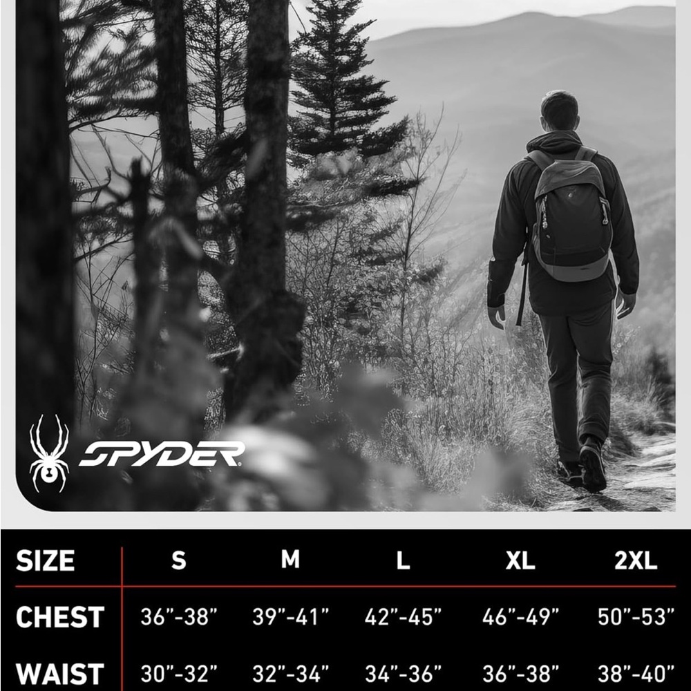 Spyder Black Full-Zip Jacket - Picture 5 of 6